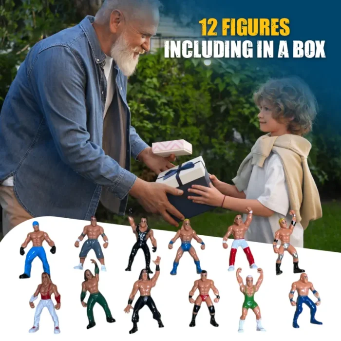 Mini WWE Wrestling Ring Toys With 12 figures Set - Image 6