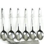 floral printed dinner spoons wholesale SDMAX