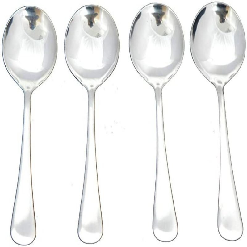 Steel Soup Spoons