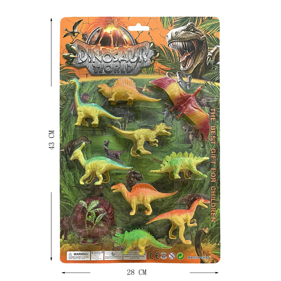 Toyvala Realistic Dinosaurs Animals Figures Toys Set With Tree And