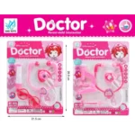 Doctor Set - Pink Doctor kit Electric Plastic Stethoscope Toy for Kids