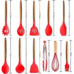 silicone cooking tools set 4