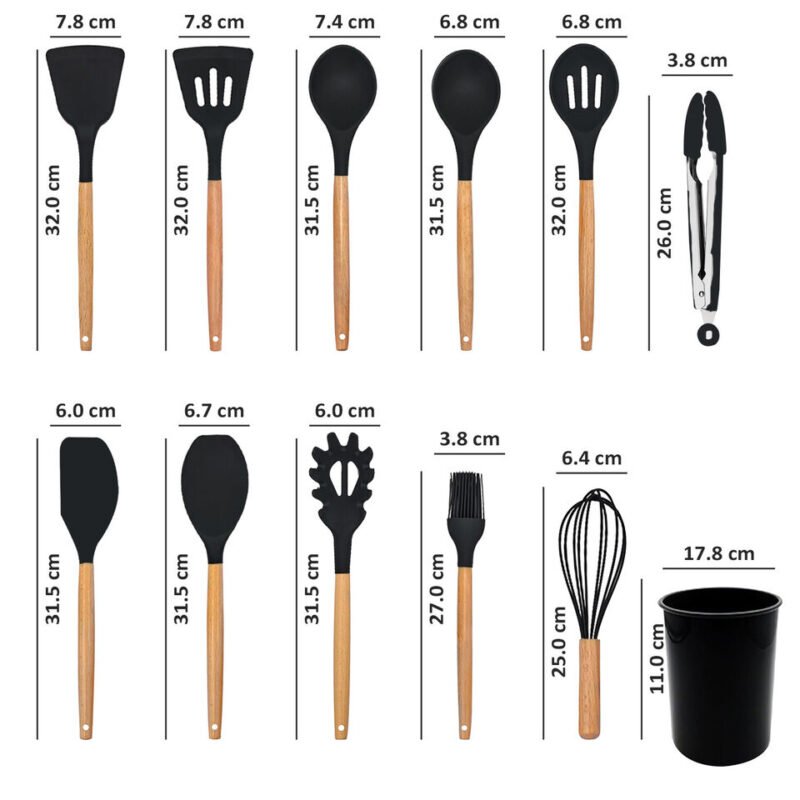 Silicone Cooking Utensil Set