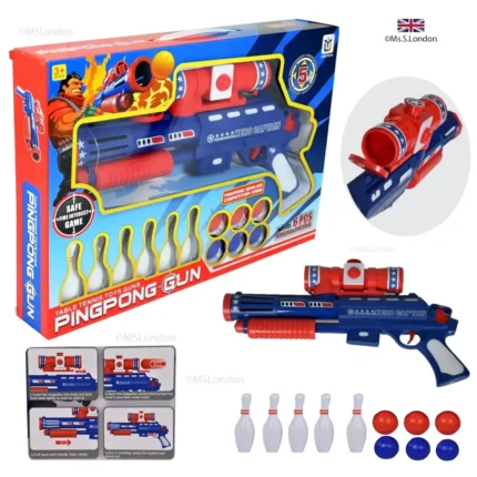 Ping pong ball gun toy