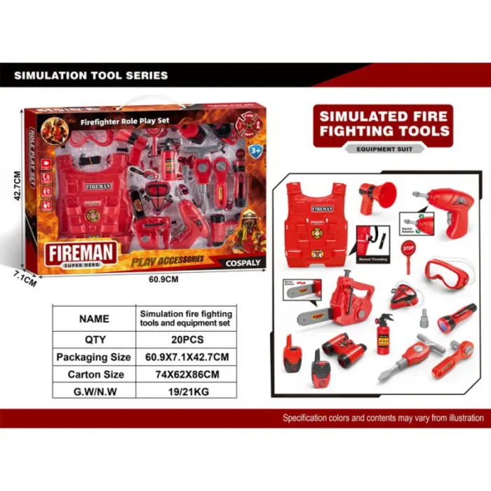 firefighter roleplay set