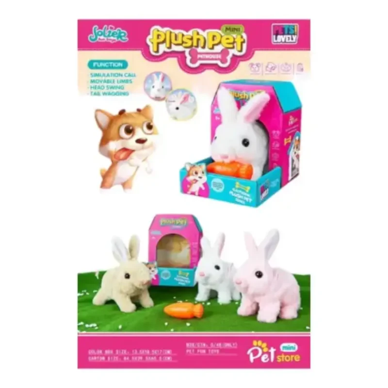 electronic plush pet rabbit