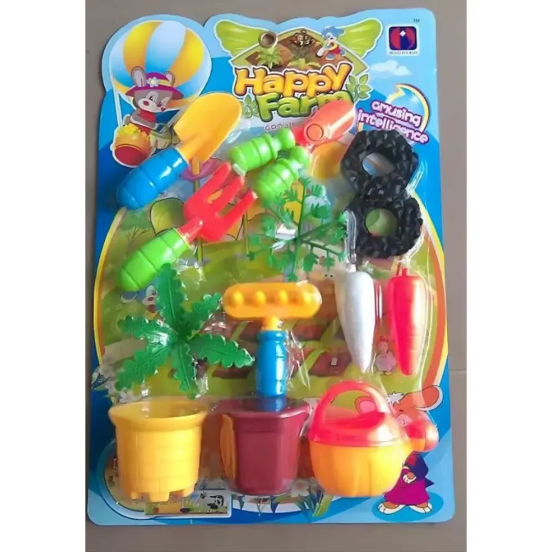 Plastic happy farm tools game