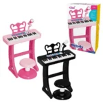 toy piano with microphone