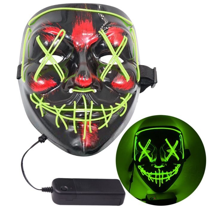 led masks for halloween,