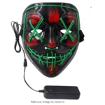 neon halloween mask