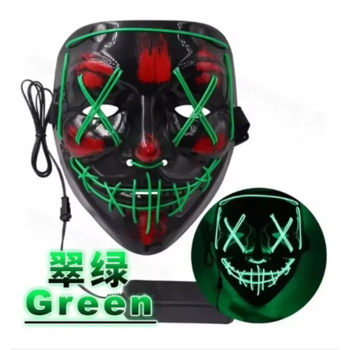 halloween mask neon,