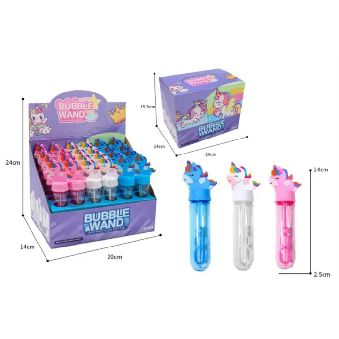 Unicorn Bubble Wands for party