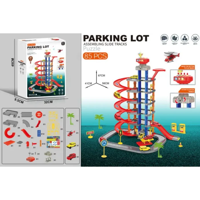 Toy car parking garage
