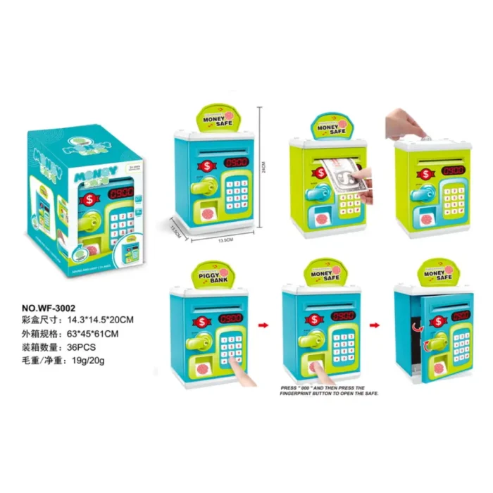 Kids ATM piggy bank