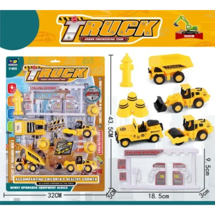Construction Truck Toy Set