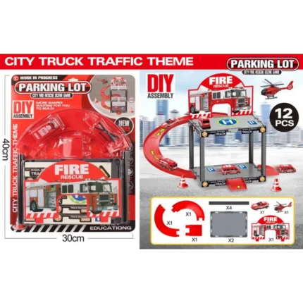 Plastic Kids Track Parking Lot Toy