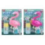 Battery-operated flamingo bubble gun,