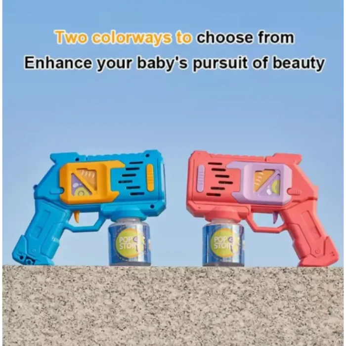 Electric Bubble Gun Machine for Kids – Automatic Bubble Blower Toy with Lights | SDMAX - Image 4