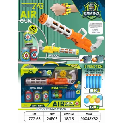 Soft Bullet Gun Launcher – Kids’ Safe Shooting Toy with Foam Bullets | SDMAX