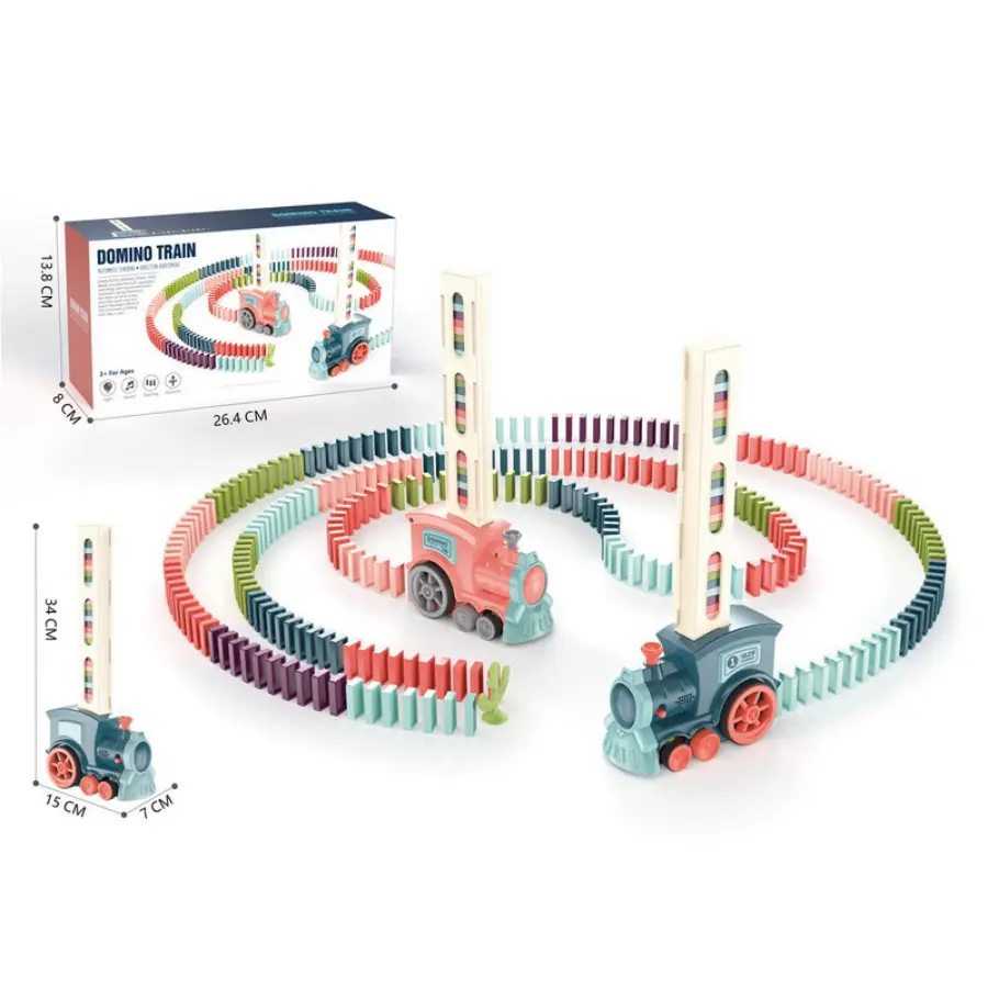 Domino Train – Fun Automatic Domino Laying Toy for Kids | SDMAX