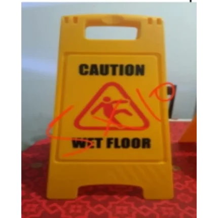 Caution Wet Floor Sign – High Visibility Safety Board