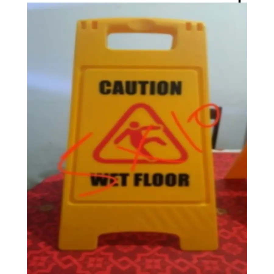 Caution Wet Floor Sign – High Visibility Safety Board