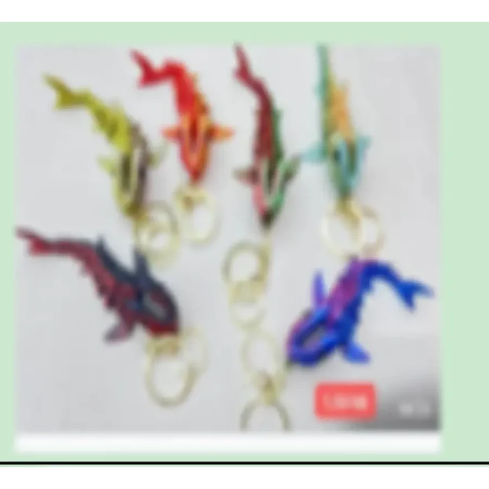 Beach Plastic Shark Keychain – Durable & Fun Key Toy