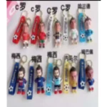Soccer Star Figure Keyrings – Collectible Fun Keychain Toys