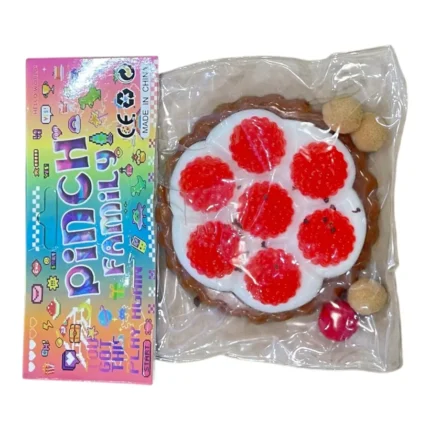 Cheese cake taba Squishy with pompom 2