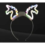 LED Unicorn Headband | Wholesale Light-Up Party Headband - Image 2
