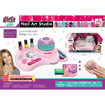 kids nail art studio set