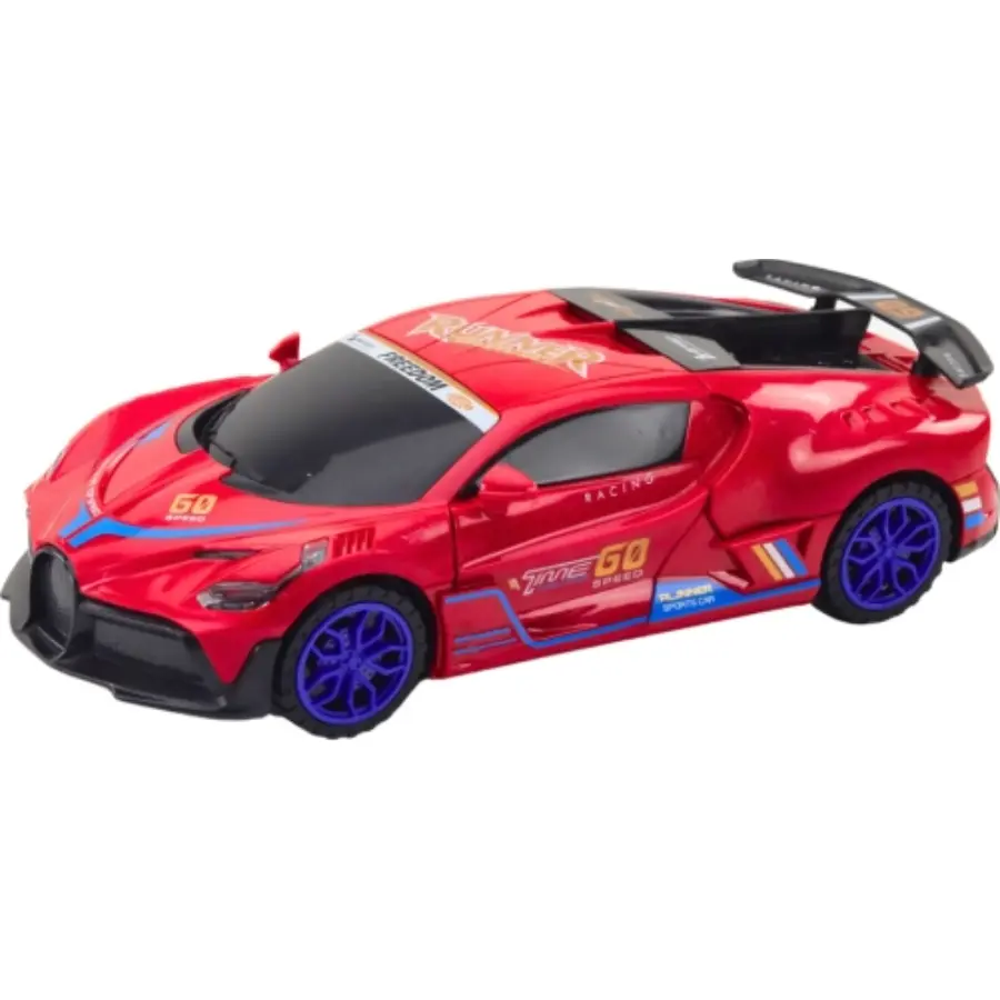 ca2bb99942c07cf5cc8cd9b5f9f3 (1) SDMAX Transforming Toy Sports Car with Lights & Music - Image 3
