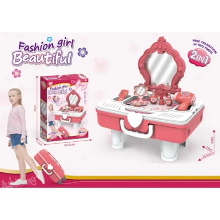 2-in-1 Pretend Play Beauty Makeup Set