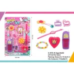 Pretend Play Beauty Set on Cart for Kids