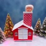 Musical Santa Claus Chimney Toy | Christmas Decoration UK
