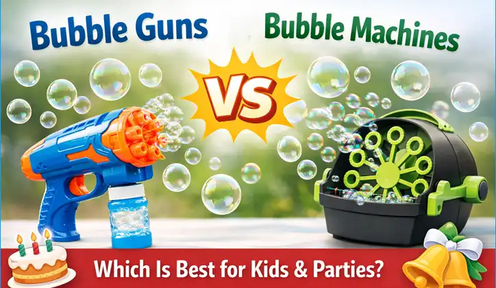 Bubble Guns vs Bubble Machines: Which Bubble Toy Is Better?