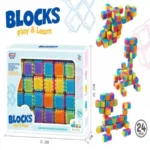24PCS Play and Learn Building Blocks Set | SDMAX UK