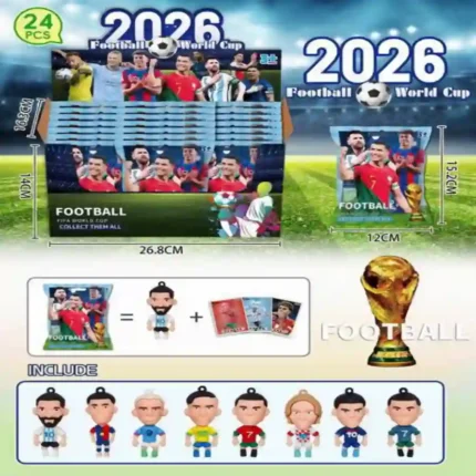 2026 Football World Cup Collectible Figure & Card Set – 24 PCS Display Box | SDMAX TOYS WHOLESALER