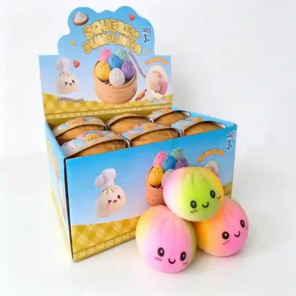 Squeezy Dumplings Squishy Toy – Kawaii Soft Slow Rising Sensory Stress Toy | SDMAX TOYS WHOLESALER