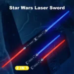 LED Light Up Toy Lightsaber Sword with Red and Blue LED Light Modes and Sound Effects by SDMAX Toys Wholesaler UK