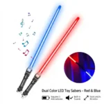 LED Light Up Toy Lightsaber Sword with Red and Blue LED Light Modes and Sound Effects by SDMAX Toys Wholesaler UK