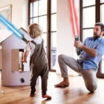 LED Light Up Toy Lightsaber Sword with Red and Blue LED Light Modes and Sound Effects by SDMAX Toys Wholesaler UK
