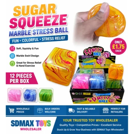 Marble Round Shape Sugar Squeeze Ball