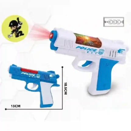Police Glock Toy Pistol with Light, Sound & Air Shot Effect – Battery Operated | SDMAX TOYS WHOLESALER