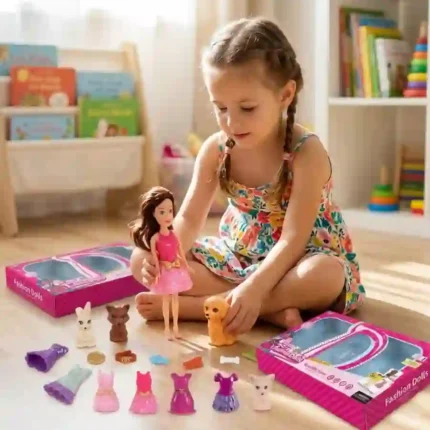 Fashion Girl Pet Doll Dress-Up Set | SDMAX Toys Wholesaler