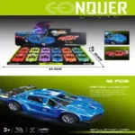 12PCS Die-Cast Conquer Police Sports Car Set | SDMAX