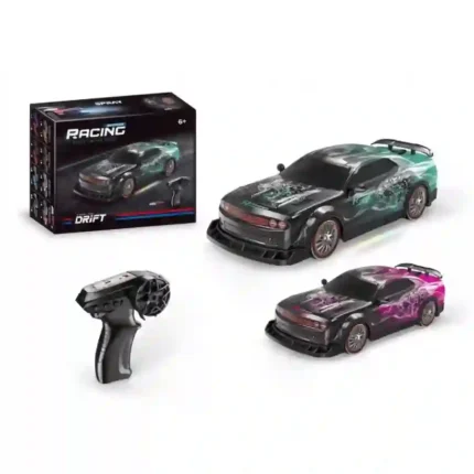 2.4GHz 4WD Drift Racing RC Car with Spray, LED Lights & Rechargeable Battery – 1:16 Scale | SDMAX TOYS WHOLESALER