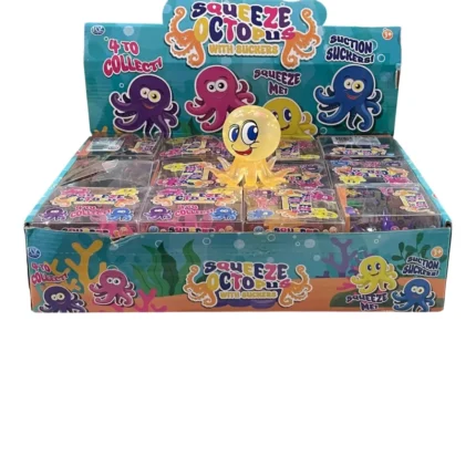 Squeeze Octopus with Suction Suckers