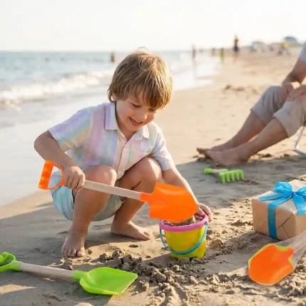 Kids Beach Sand Toy Set – Plastic Shovel & Rake Garden Tools (40cm) | SDMAX TOYS WHOLESALER