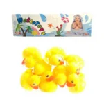 Mini Yellow Rubber Duck Bath Toy Set for Kids & Babies – Water Toys